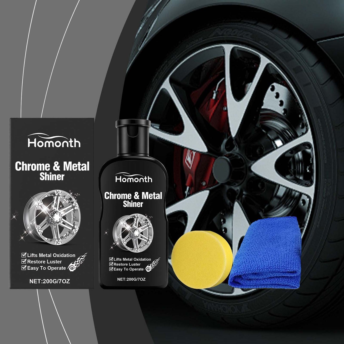 Polish pentru componente metalice